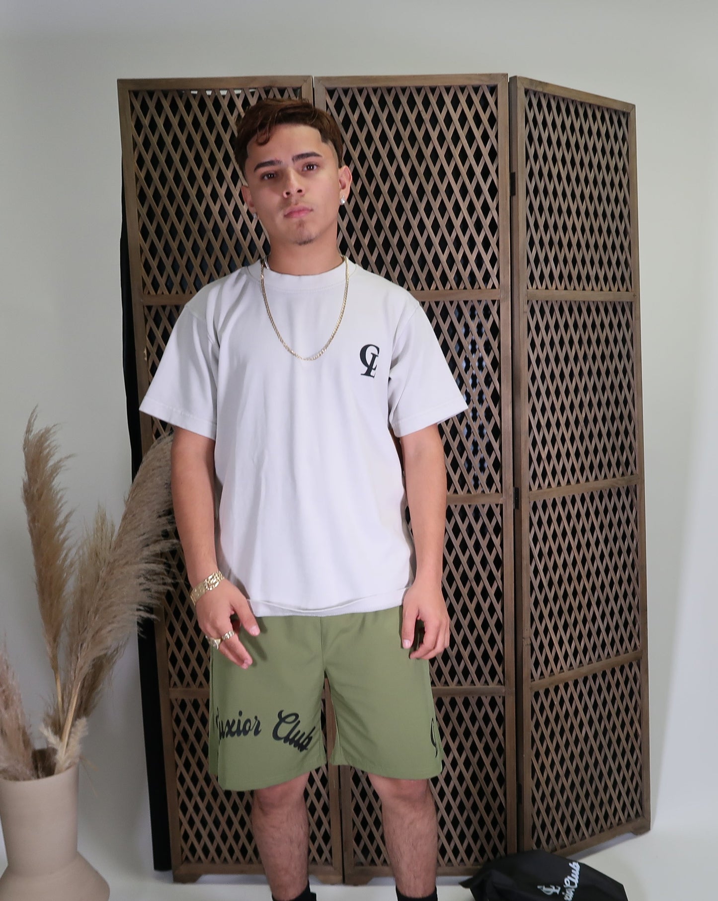 Luxior Club Olive Green Shorts